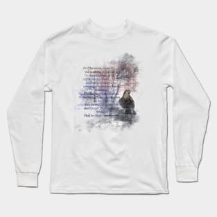 Edgar Allan Poe Poem The Raven Long Sleeve T-Shirt